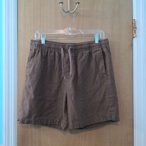 PacSun Brown Flat Front Shorts Relaxed Fit Mens Medium